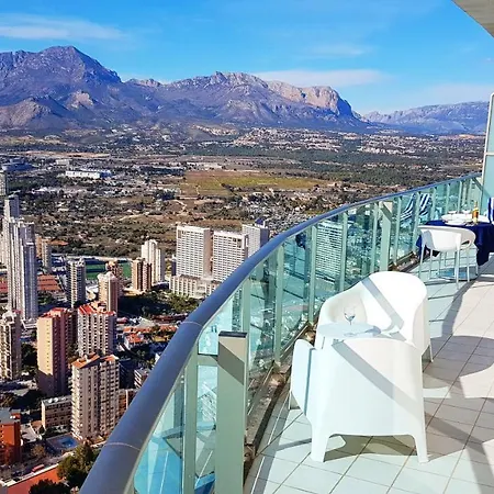 Luxury Apartment On The 40Th Floor With Amazing Views Benidorm Exterior photo